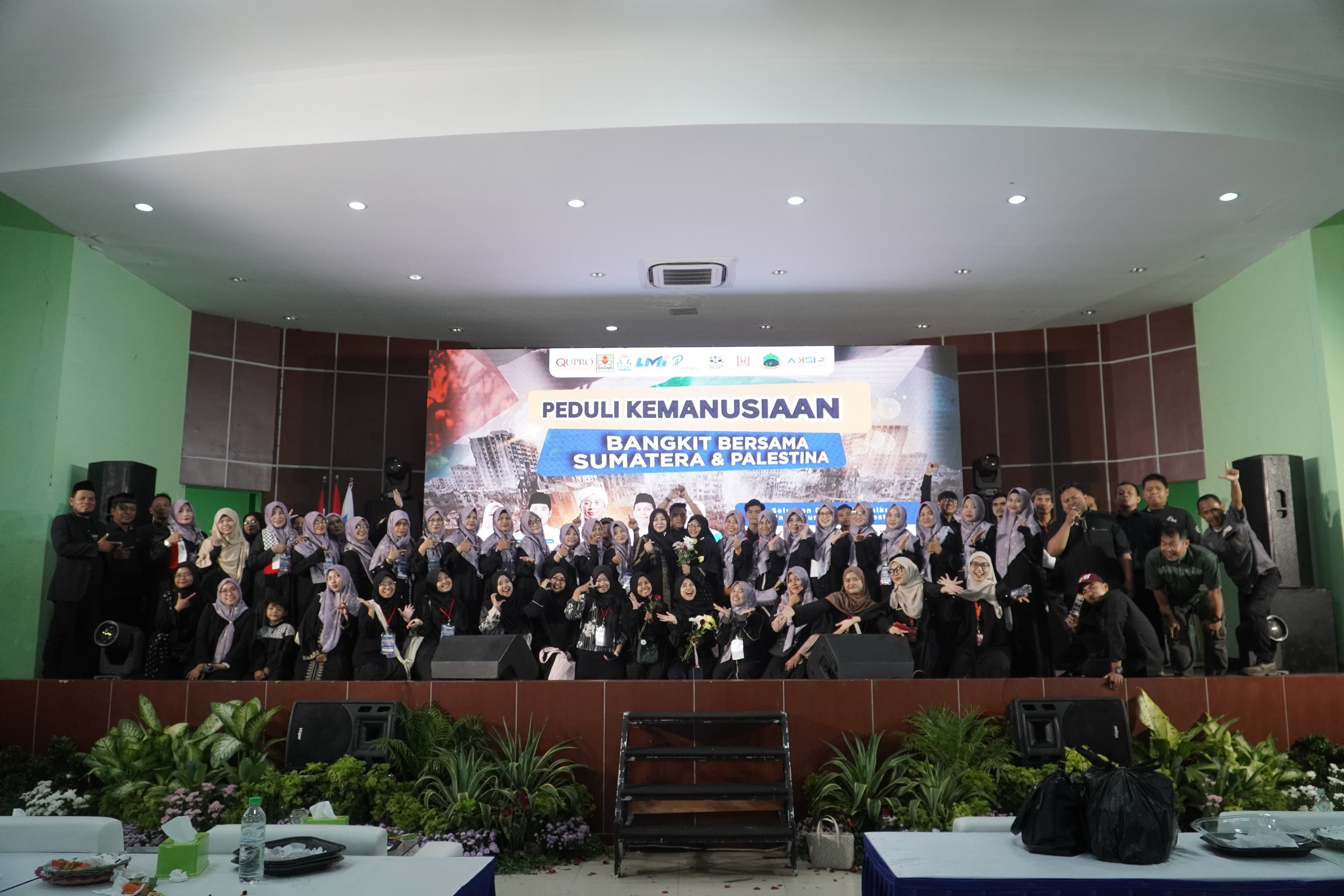 Woman holding donation box