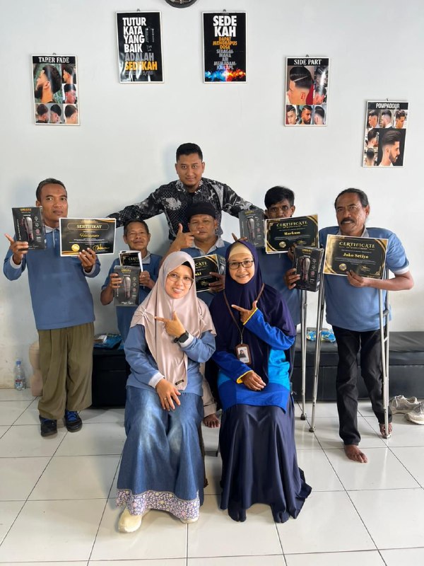 Woman holding donation box