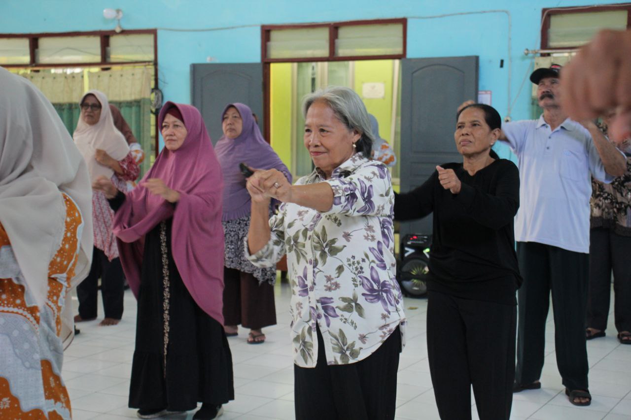 Woman holding donation box