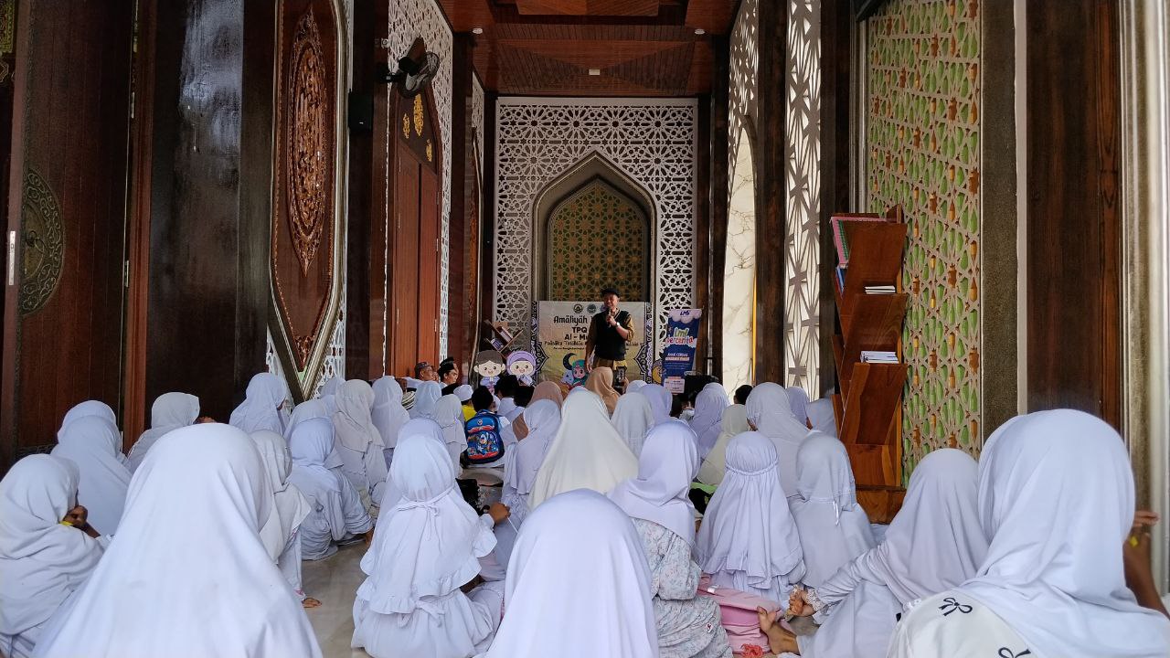 Woman holding donation box