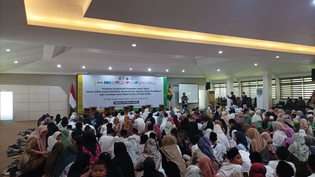 Woman holding donation box