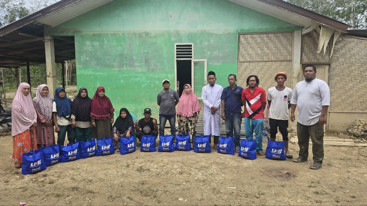 Woman holding donation box