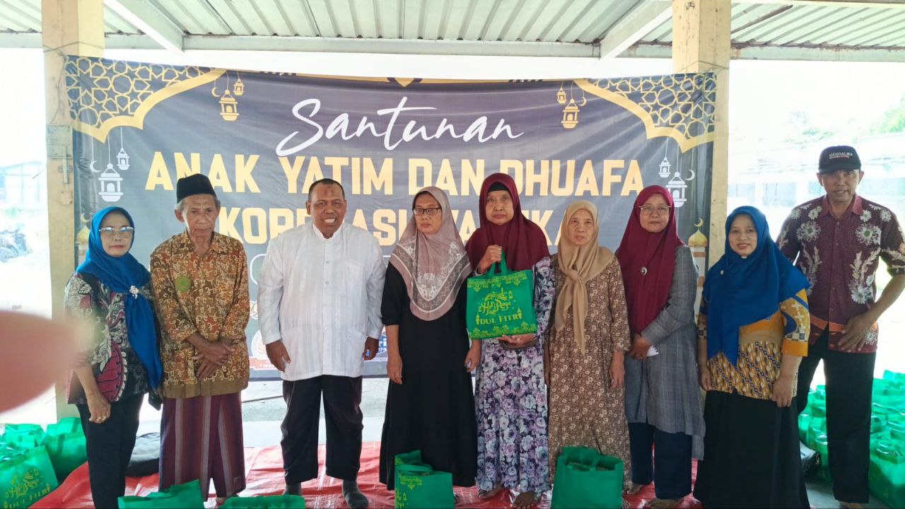 Woman holding donation box