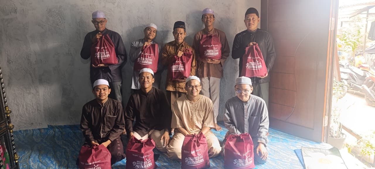 Woman holding donation box