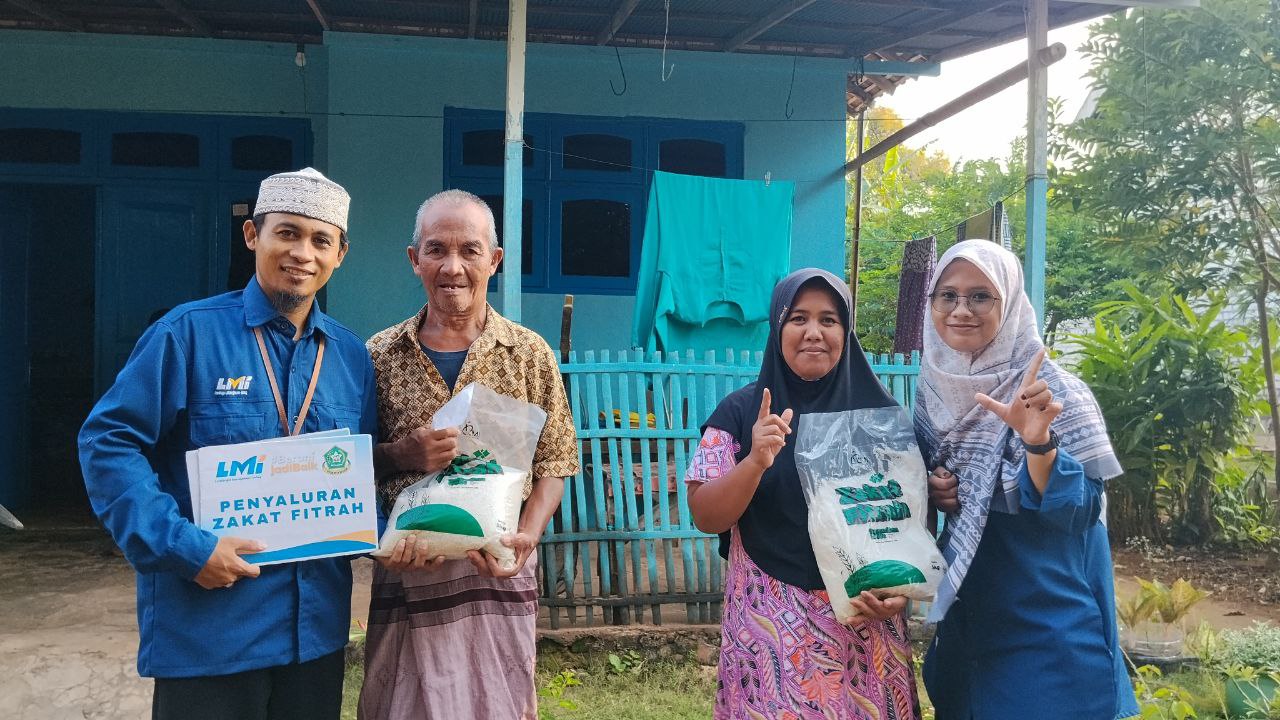 Woman holding donation box