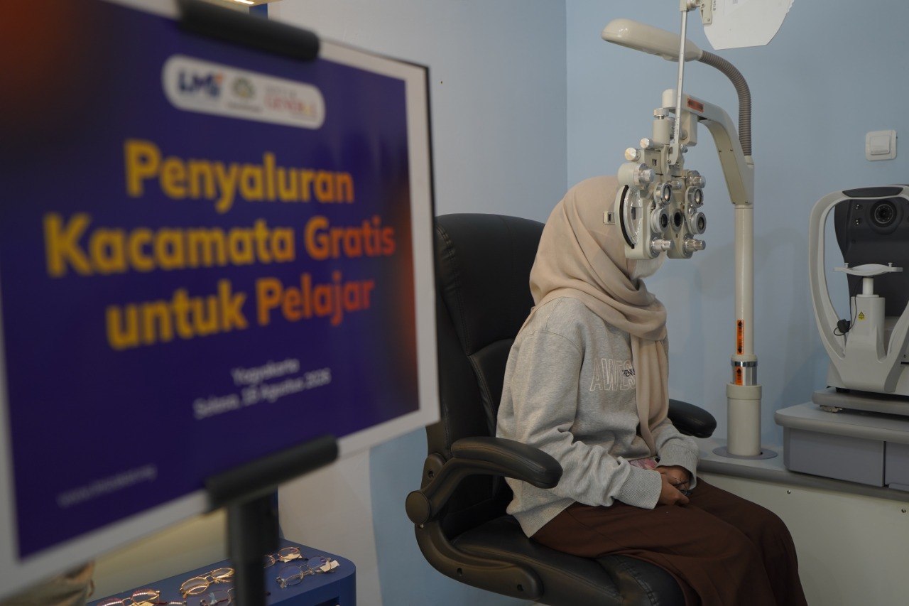 Woman holding donation box